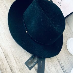 Brand new with tags rag and bone floppy brim fedora in black size small